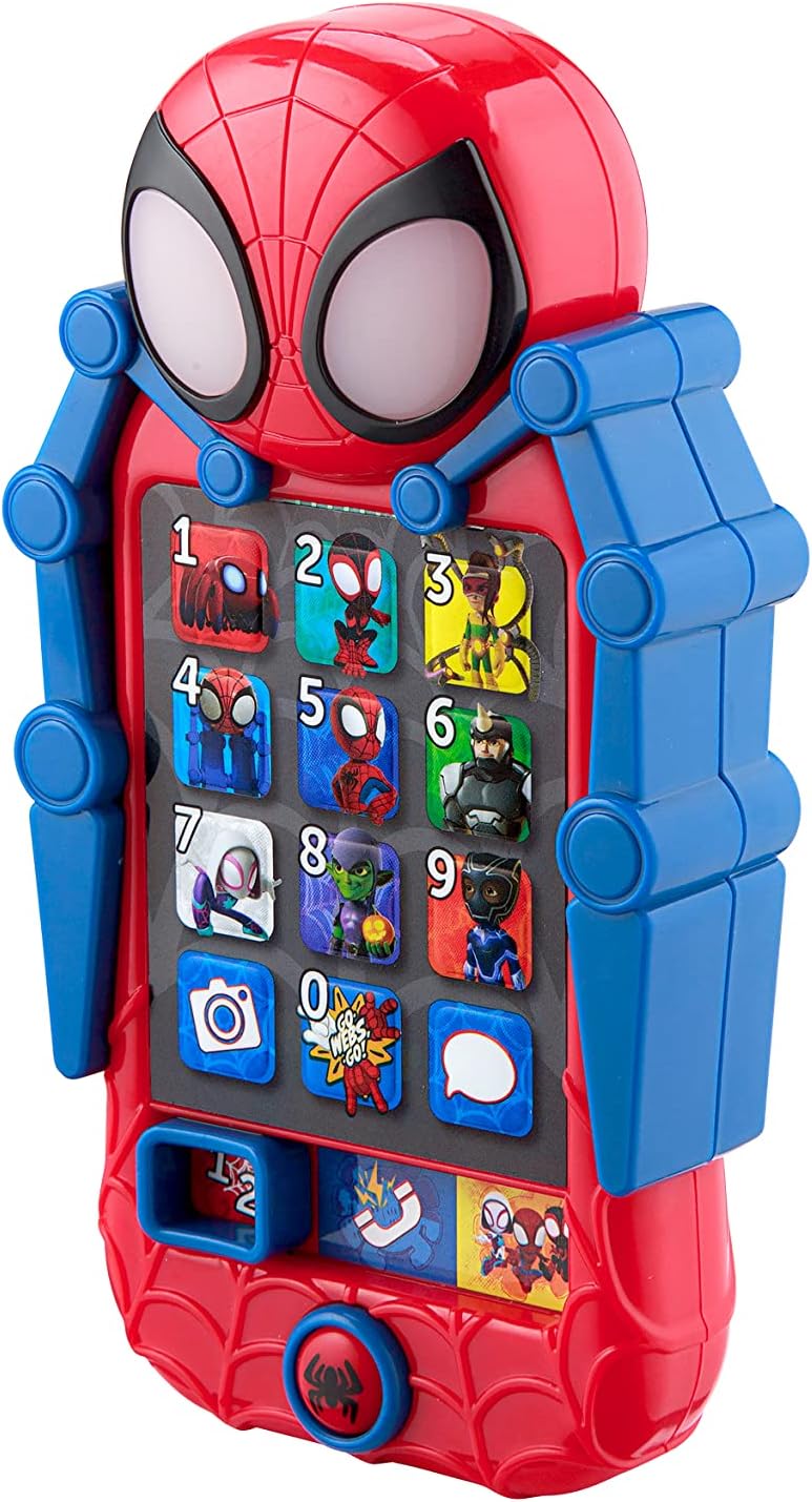 eKids Spidey and His Amazing Friends Toy Phone with Built-in Games and Sound Effects for Kids Aged 3 and Up Y Pay More