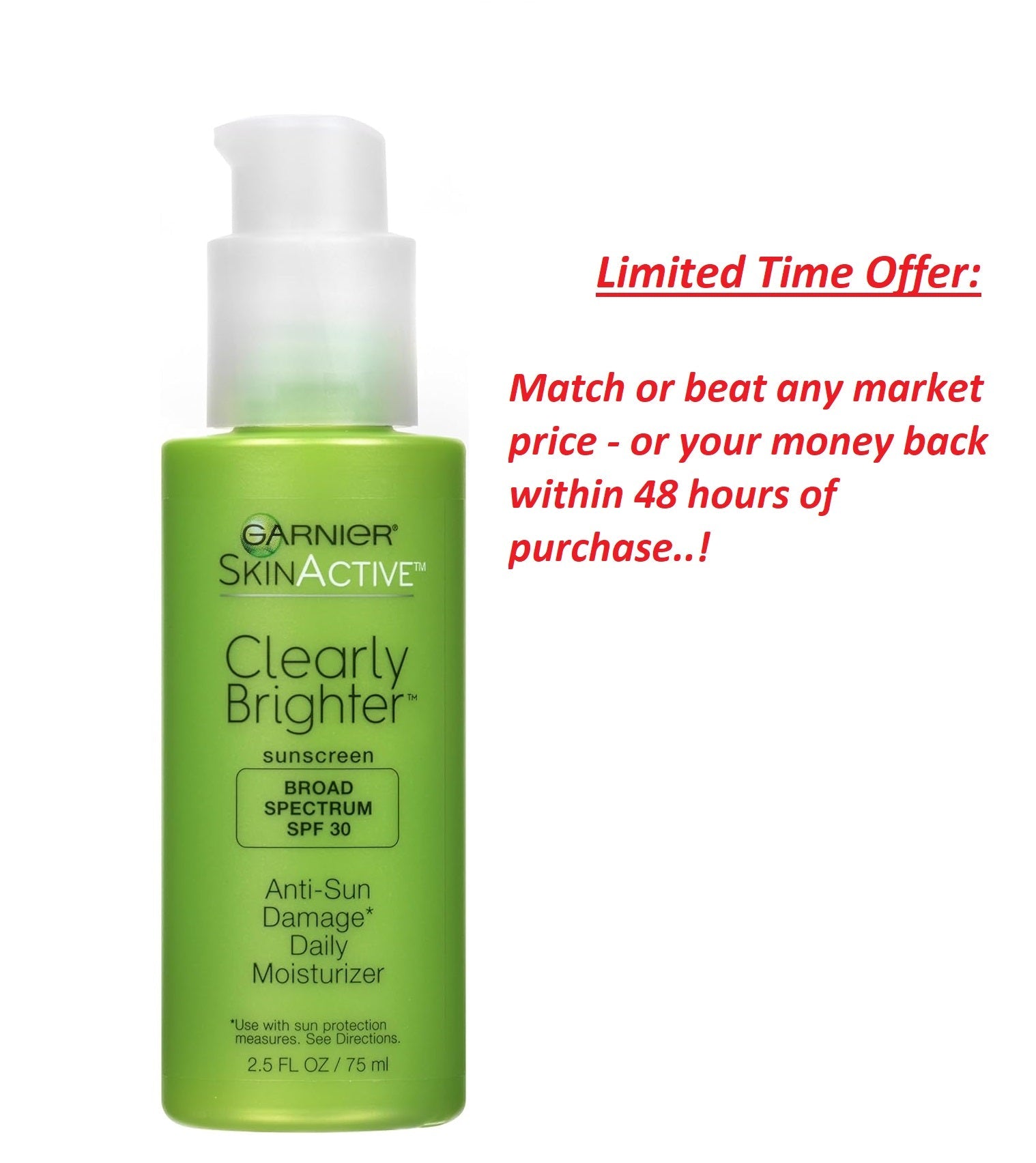 Garnier SkinActive SPF 30 Moisturizer – Vitamin C Hydrating, Best Clearance Sale Garnier