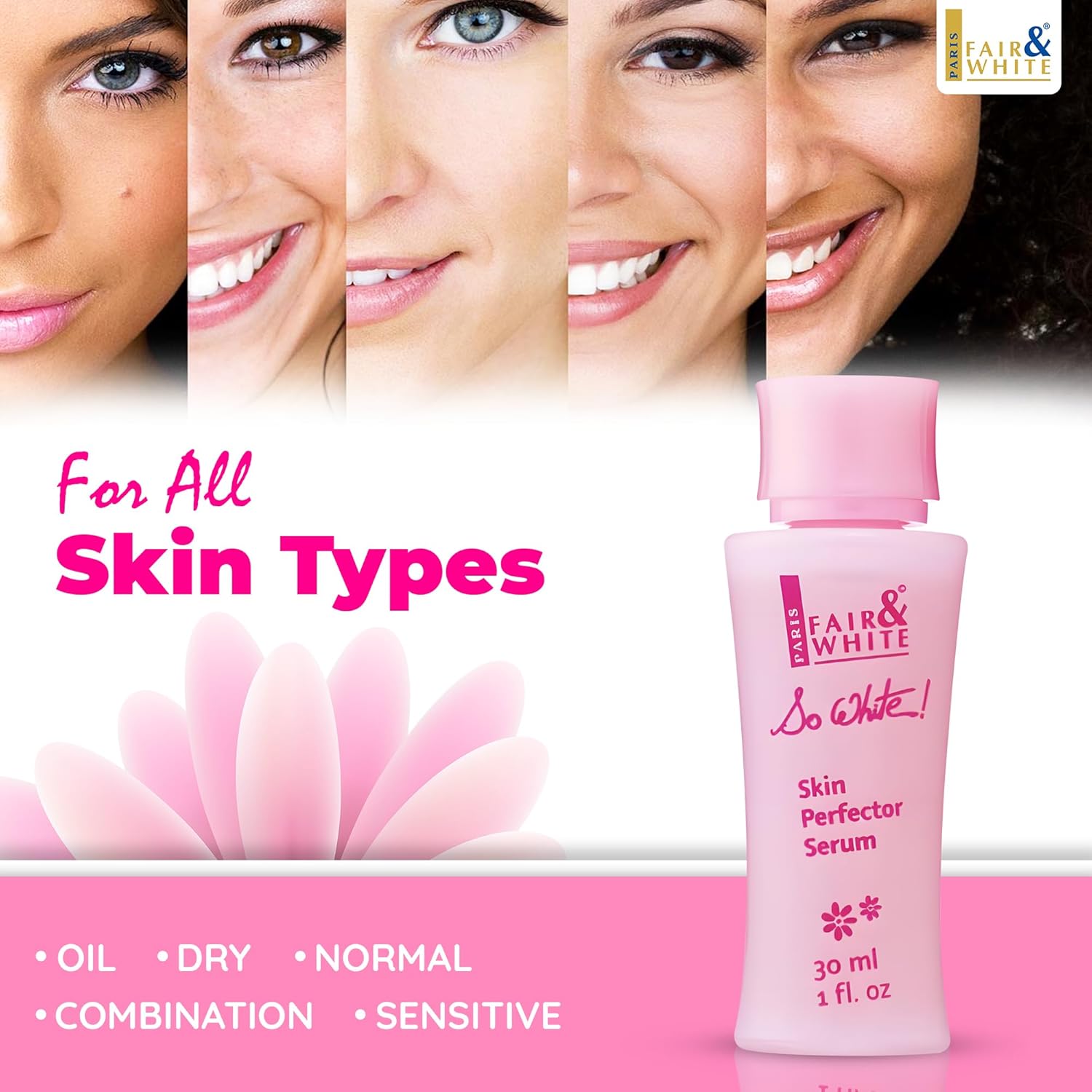 Fair & White Skin Brightening Serum 30ml All Skin Types - Happy Independence Day Y Pay More