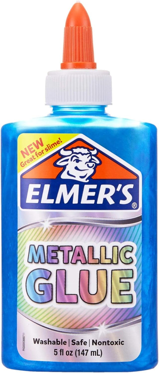 Elmer's Metallic School Glue, 5 Ounces, Blue Y Pay More