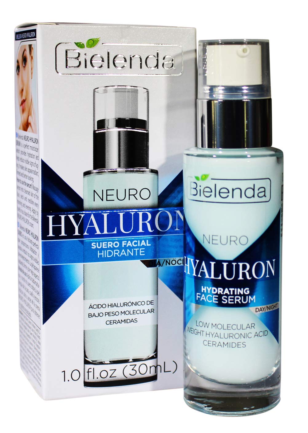 Bielenda Neuro Hyaluron Hydrating Face Day and Night Serum 1 Fl oz Y Pay More