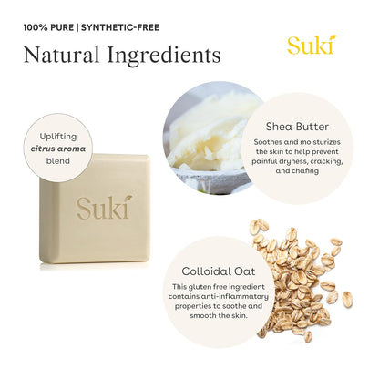 Suki Sensitive Skin Cleansing Bar - Face & Body Gentle Soap - 4 Oz (Copy) Suki