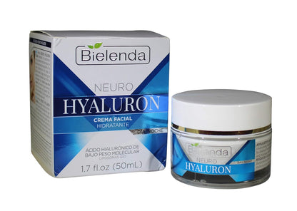 Bielenda Neuro Hyaluron Hydrating Face Cream, 1.7 Oz. Day and Night. Y Pay More