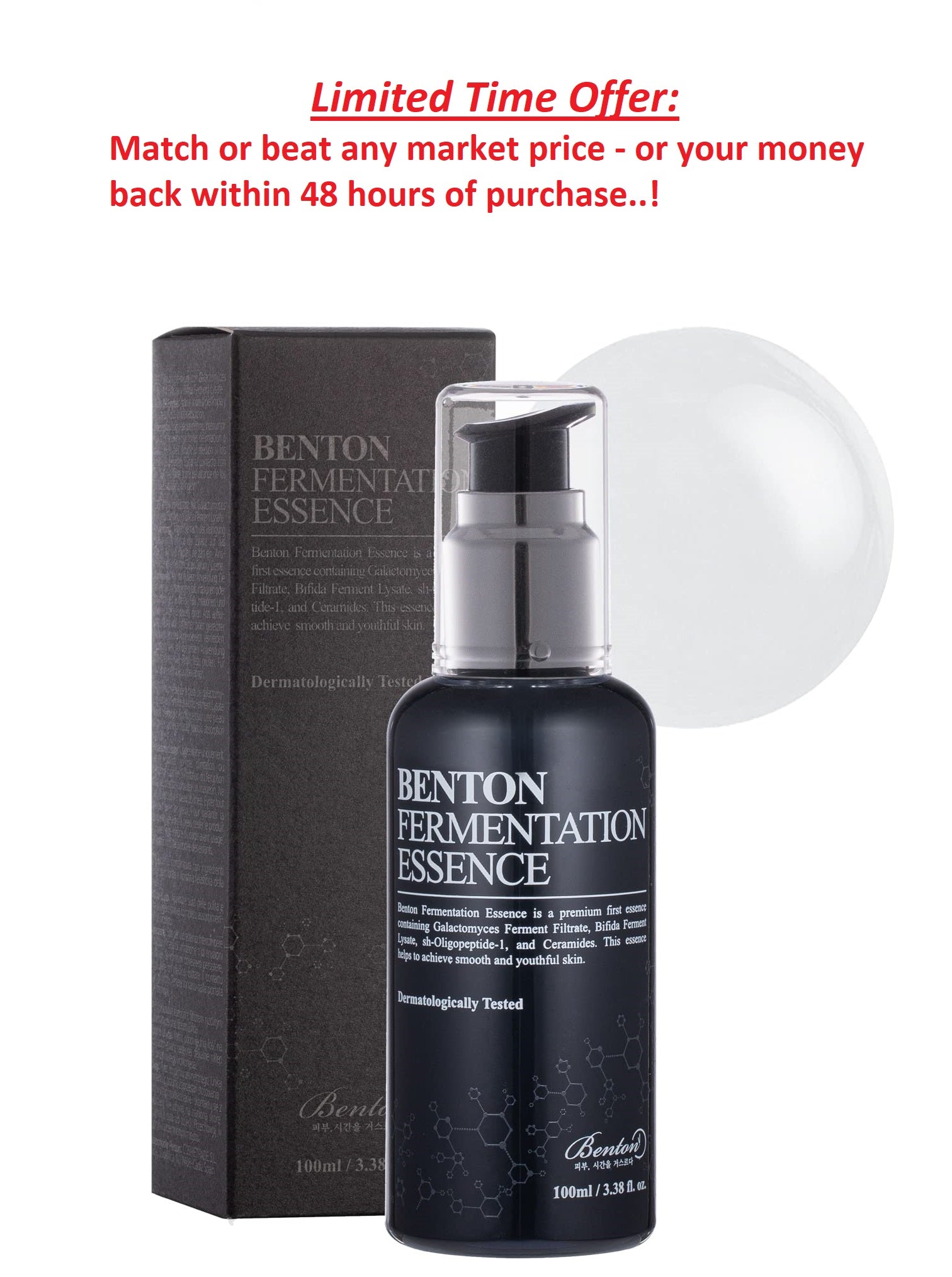 Benton Essence 100ml – Skin Firming & Vitalizing, Anti-Wrinkle | Clearance Sale Y Pay More