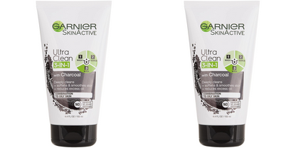 Garnier Charcoal 3-in-1 Face Wash, Scrub & Mask – 4.4 fl.oz, Memorial Day Sale Garnier