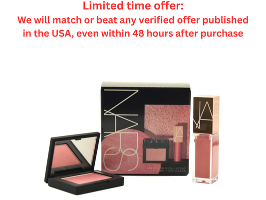 NARS Mini Orgasm Blush and Lip Gloss Duo, Buildable Shine - Best Clearance Sale NARS