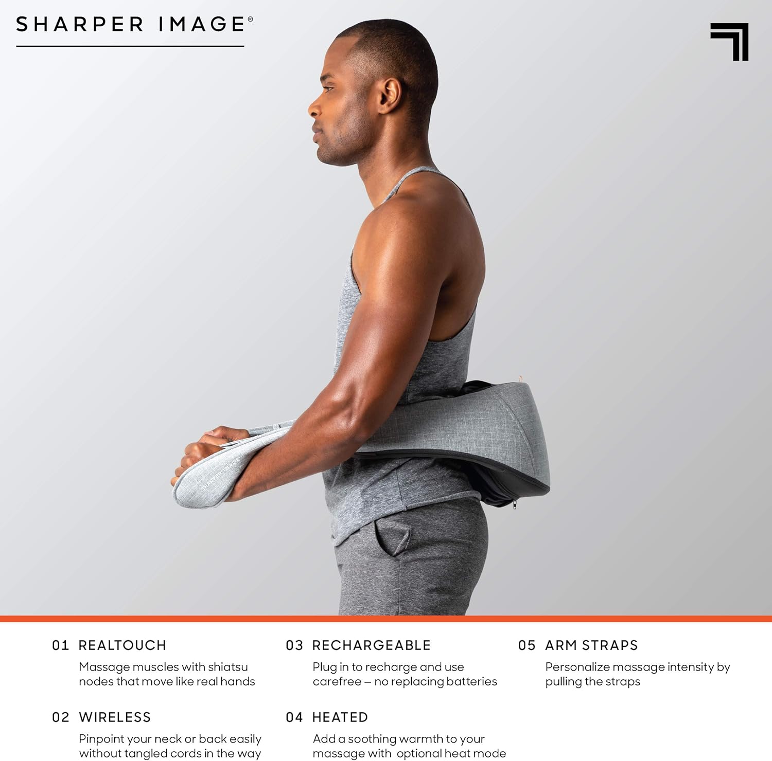 Sharper image shiatsu massage pillow hotsell