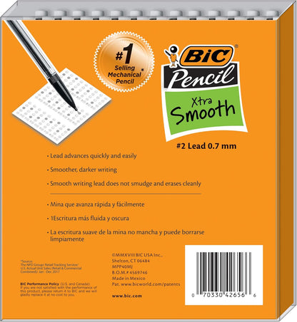 BIC Xtra Smooth Mechanical Pencil, Medium Point (0.7mm), 40-Count Y Pay More