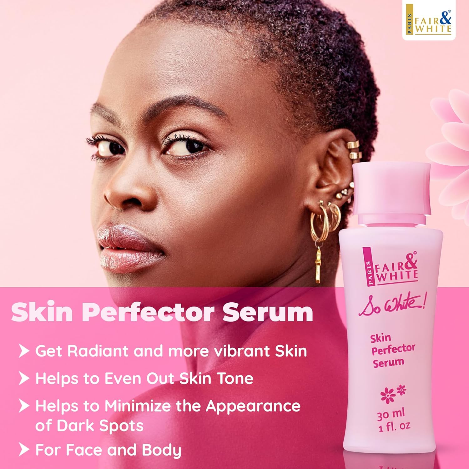 Fair & White Skin Brightening Serum 30ml All Skin Types - Happy Independence Day Y Pay More