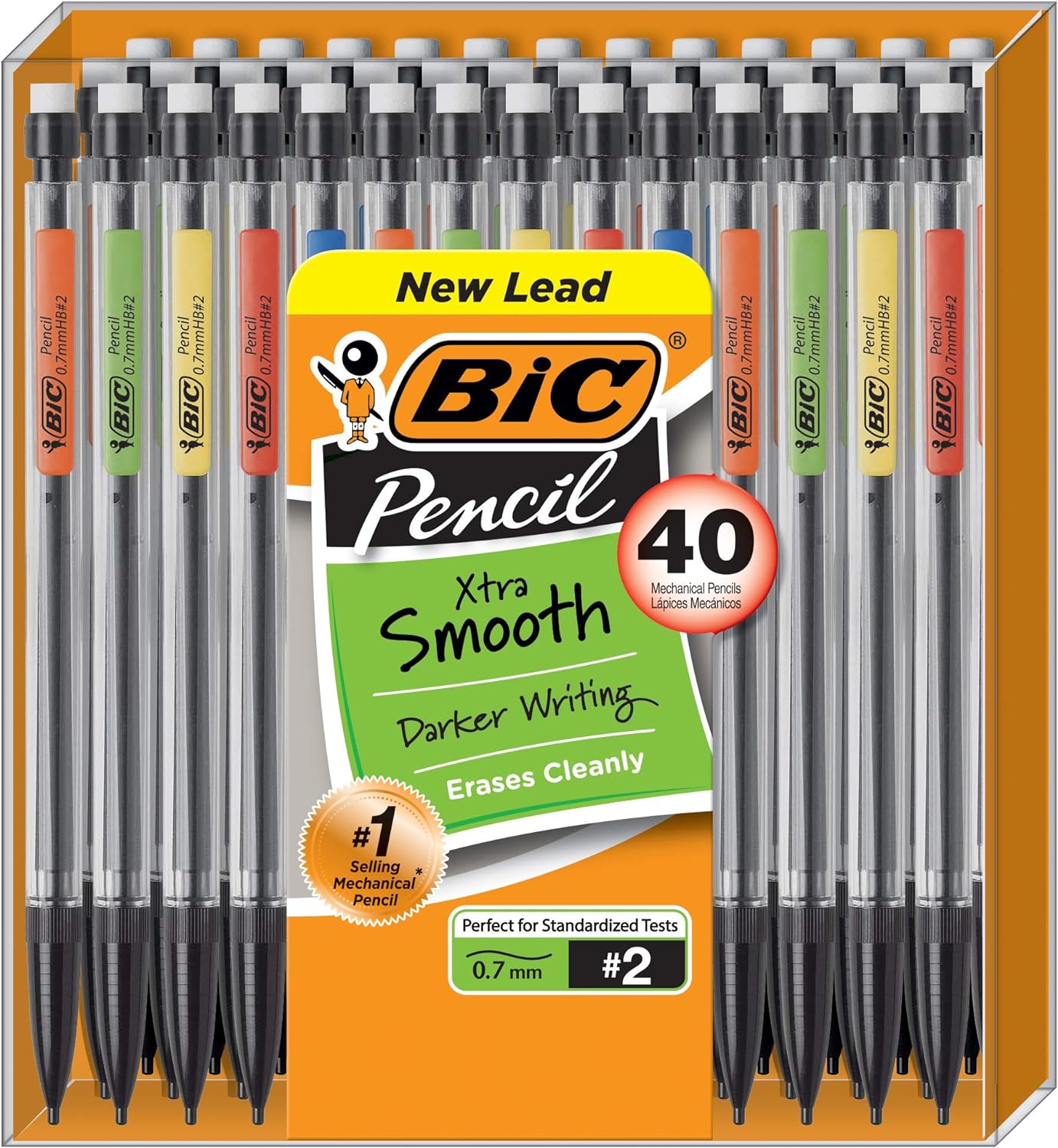 BIC Xtra Smooth Mechanical Pencil, Medium Point (0.7mm), 40-Count Y Pay More