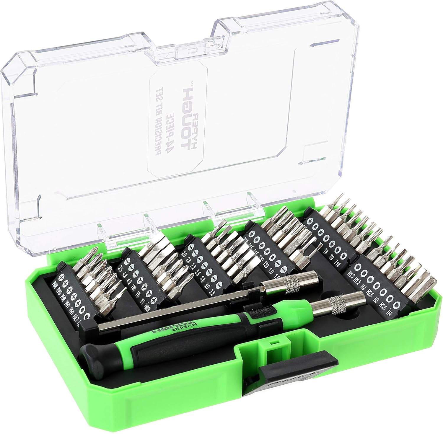 HYPER TOUGH 44-PIECE PRECISION BIT SET (Tool Color may vary) Y Pay More