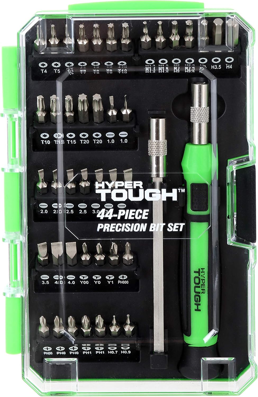 HYPER TOUGH 44-PIECE PRECISION BIT SET (Tool Color may vary) Y Pay More