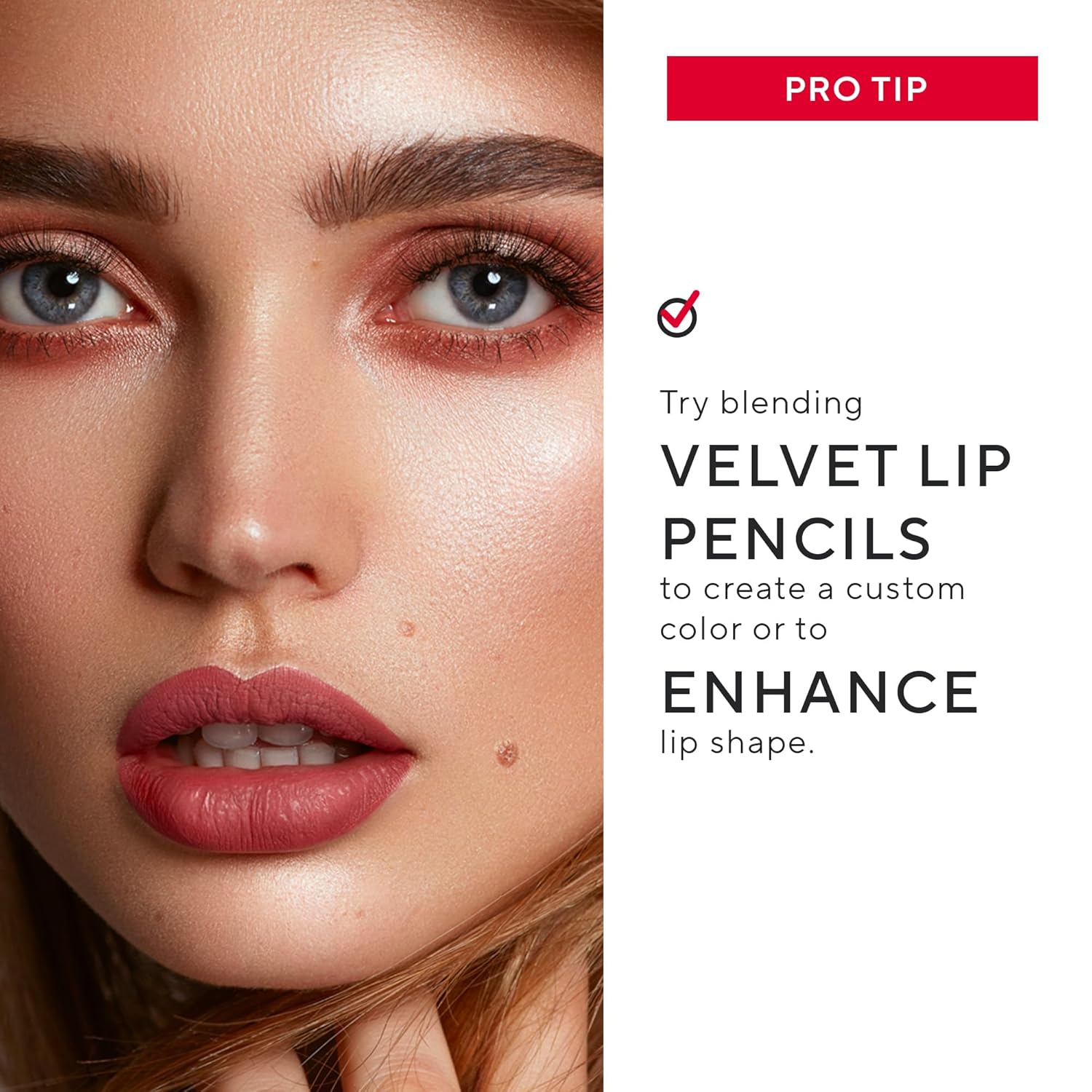 Mirabella Velvet Lip Crayon Lipstick and Lip Liner Pencil, Easy-to-Use Creamy, Smudgeproof, and Long-Lasting Matte Lipstick Liner Creates a Flawless Finish with Antioxidants Vitamin C and E, Red Y Pay More