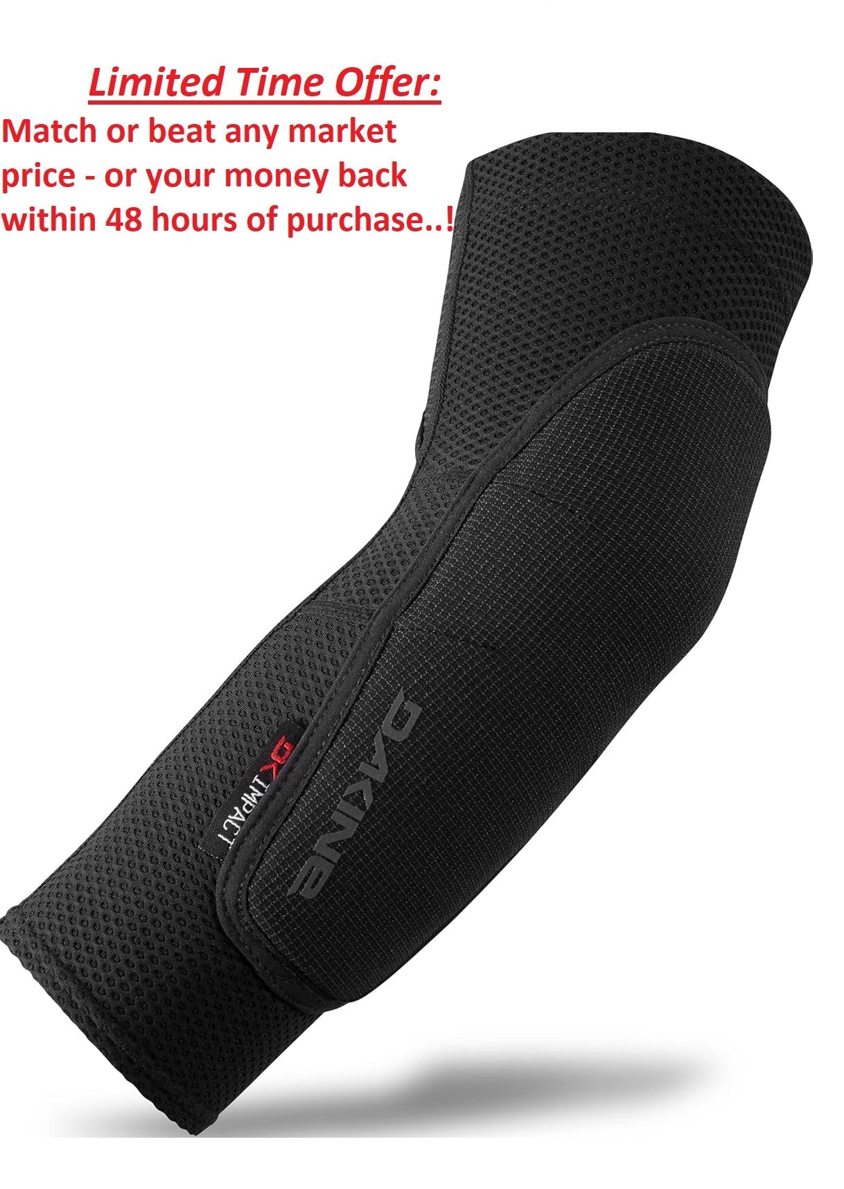 Dakine Slayer Elbow Sleeve – Single Piece (Not Pair), Black, Small Y Pay More