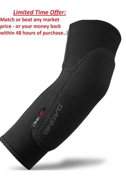 Dakine Slayer Elbow Sleeve – Single Piece (Not Pair), Black, Small Y Pay More