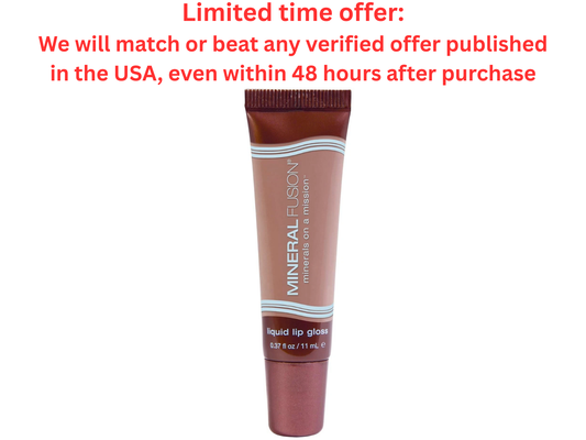 Mineral Fusion Lip Gloss 0.37oz Delicate Moisture Formula Best Clearance Sale Mineral Fusion
