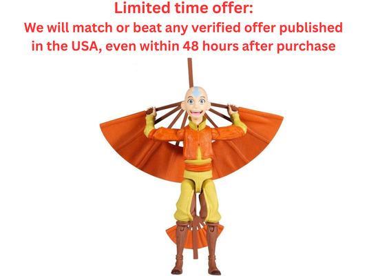McFarlane Avatar Aang 5" Action Figure with Glider | Best Clearance Sale McFarlane Toys