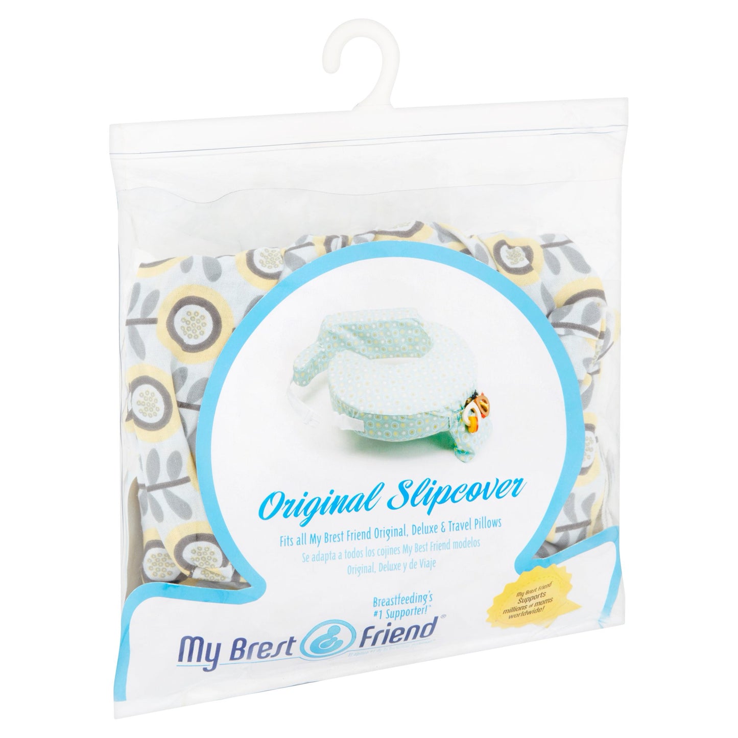 My Brest Friend Original Nursing Pillow Slipcover (Pillow not included colors may vary) My Brest Friend