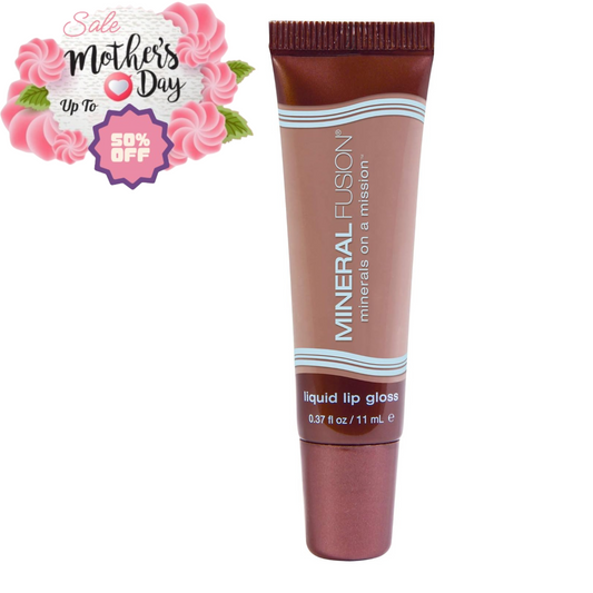 Mineral Fusion Lip Gloss 0.37oz Delicate Moisture Formula |For Mother's Day Gift Mineral Fusion