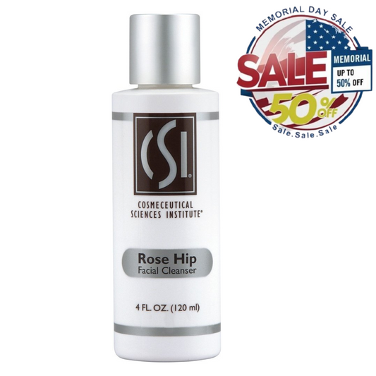 CSI Rose Hip Facial Cleanser – All Skin Types 4 fl.oz, Perfect Memorial Day Sale CSI