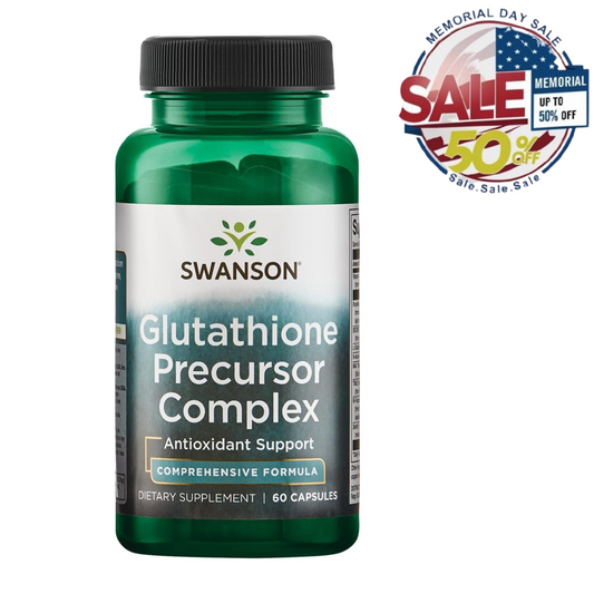 Swanson Glutathione Complex 60 Caps Antioxidant Support | for Memorial Day Sale Swanson