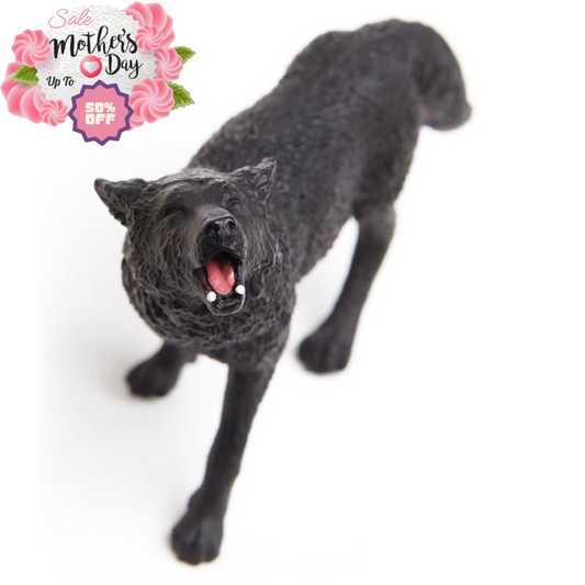 Safari Ltd Black Wolf Figurine 3.7" Model for 3+ Kids | Best Mother's Day Gift Safari Ltd.