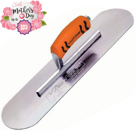 Kraft Tool Swedish Pool Trowel SS Material ProForm Handle - Mother's Day Sale ‎Kraft Tool