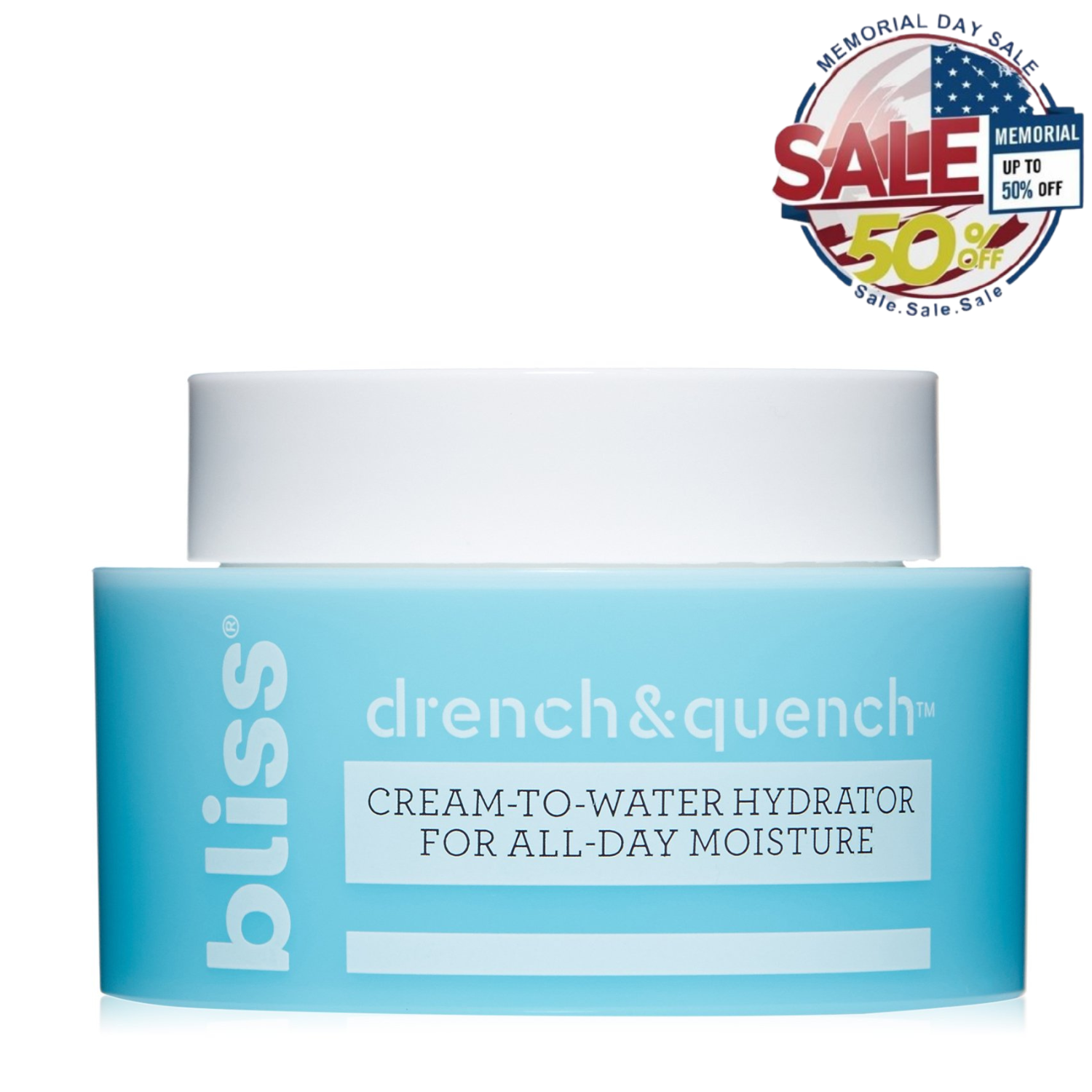Bliss Drench & Quench Moisturizer 1.7oz Vegan | Perfect For Memorial Day Sale Y Pay More