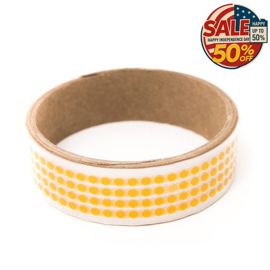 Bertech 1/8" Amber Polyimide Masking Discs, 2000/Roll | Happy Independence Day Bertech