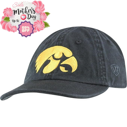 Top of the World Utah Utes Infant Hat Relaxed Fit 0-12M Black |Mother's Day Gift Top of the World