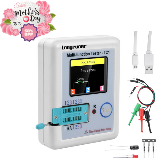Longruner Multifunction Tester 1.8" TFT for Diode Transistor, LCR - Event Sale Longruner