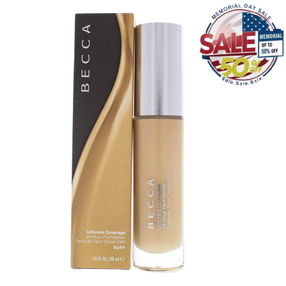 Becca Oil-Free Full Coverage Foundation Buff 1.01oz | Best For Memorial Day Sale BECCA