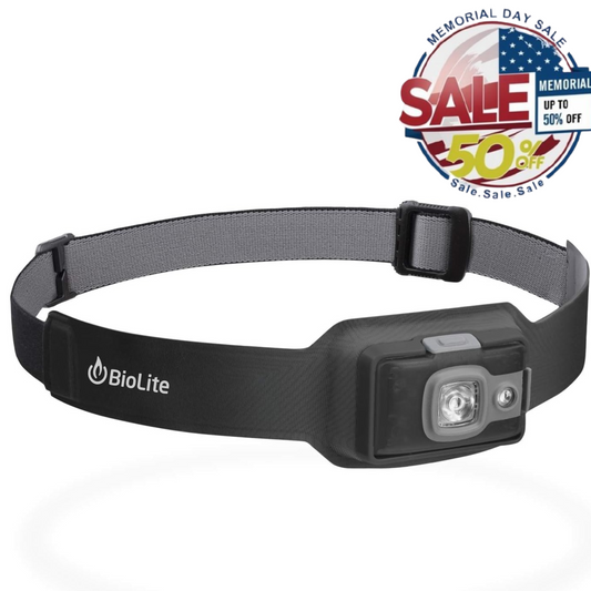 BioLite HeadLamp 200 Lumen – Rechargeable, 4 Modes, Best for Memorial Day Sale BioLite