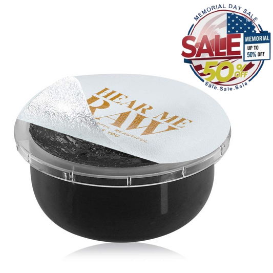 HEAR ME RAW Detoxifier Mask & Scrub – Charcoal+, 2.5 oz, Best Memorial Day Sale HEAR ME RAW