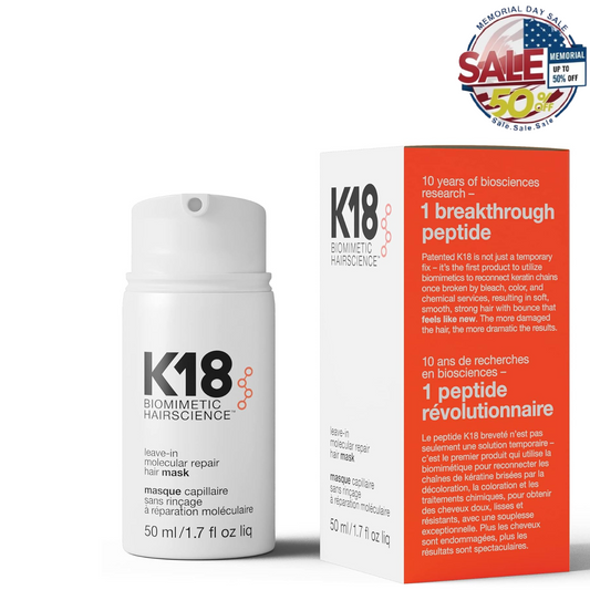 K18 Leave-In Hair Mask Repairs Dry & Bleached Hair | Perfect Memorial Day Sale K18 Hair