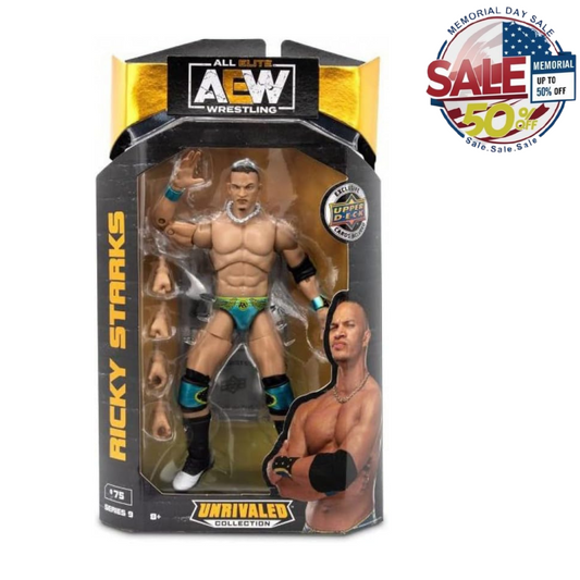 AEW 6" Ricky Starks Figure Unrivaled Collection Series 9 - For Memorial Day Sale AEW