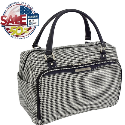 London Fog Oxford III Carry-On Cabin Bag Black Houndstooth | Memorial Day Sale London Fog