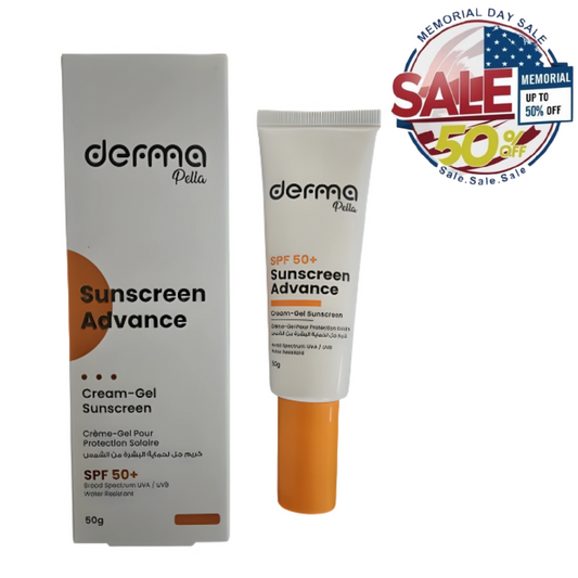 Derma Pella Sunscreen Advance Ultimate 50g – Anti-Aging Tube, Memorial Day Sale Derma Pella USA