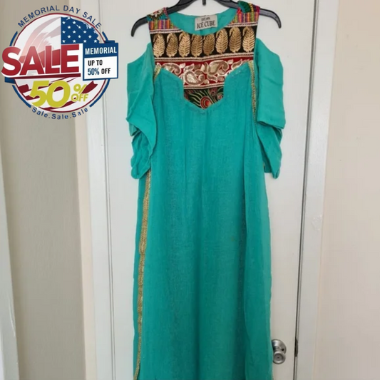 Mothern Embroidered Long Abaya Colorful Size 12 – Stylish | Memorial Day Sale Y Pay More