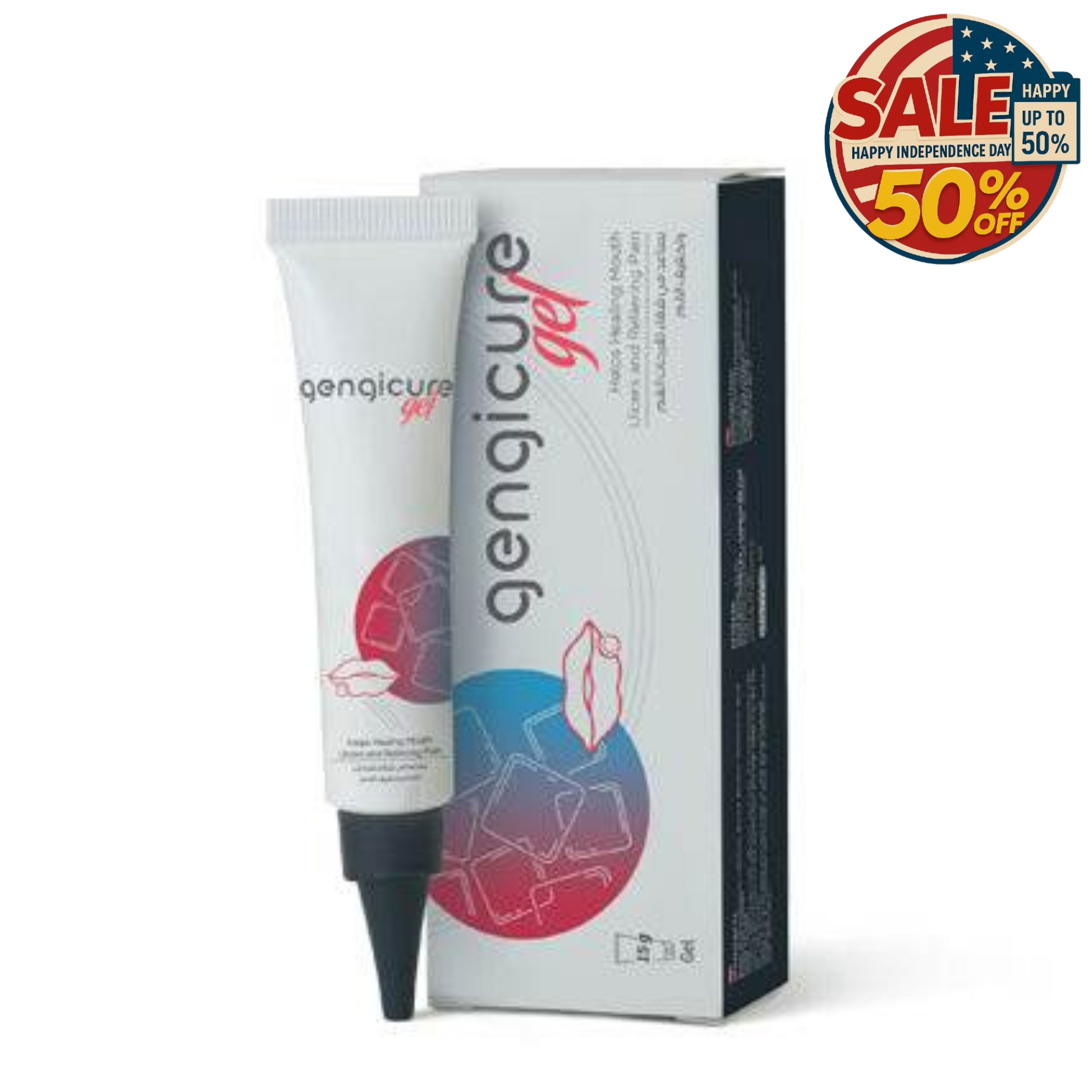 Gengicure Pain Gel 15g - Mouth Ulcer Quick Relief | Happy Independence Day Sale Derma Pella USA