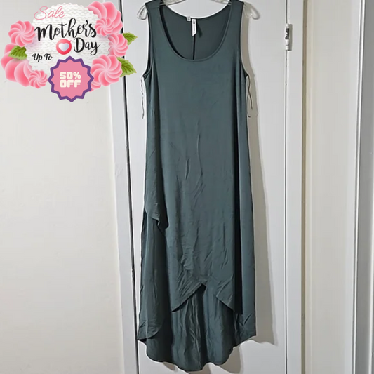 Cable & Gauge Olive Green Women Dress L, 42" | Perfect For Mother's Day Special Cable & Gauge