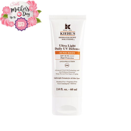 Kiehl's Ultra Light Sunscreen SPF 50 PA+++, 60ml | Great for Mother's Day Gift Kiehl's