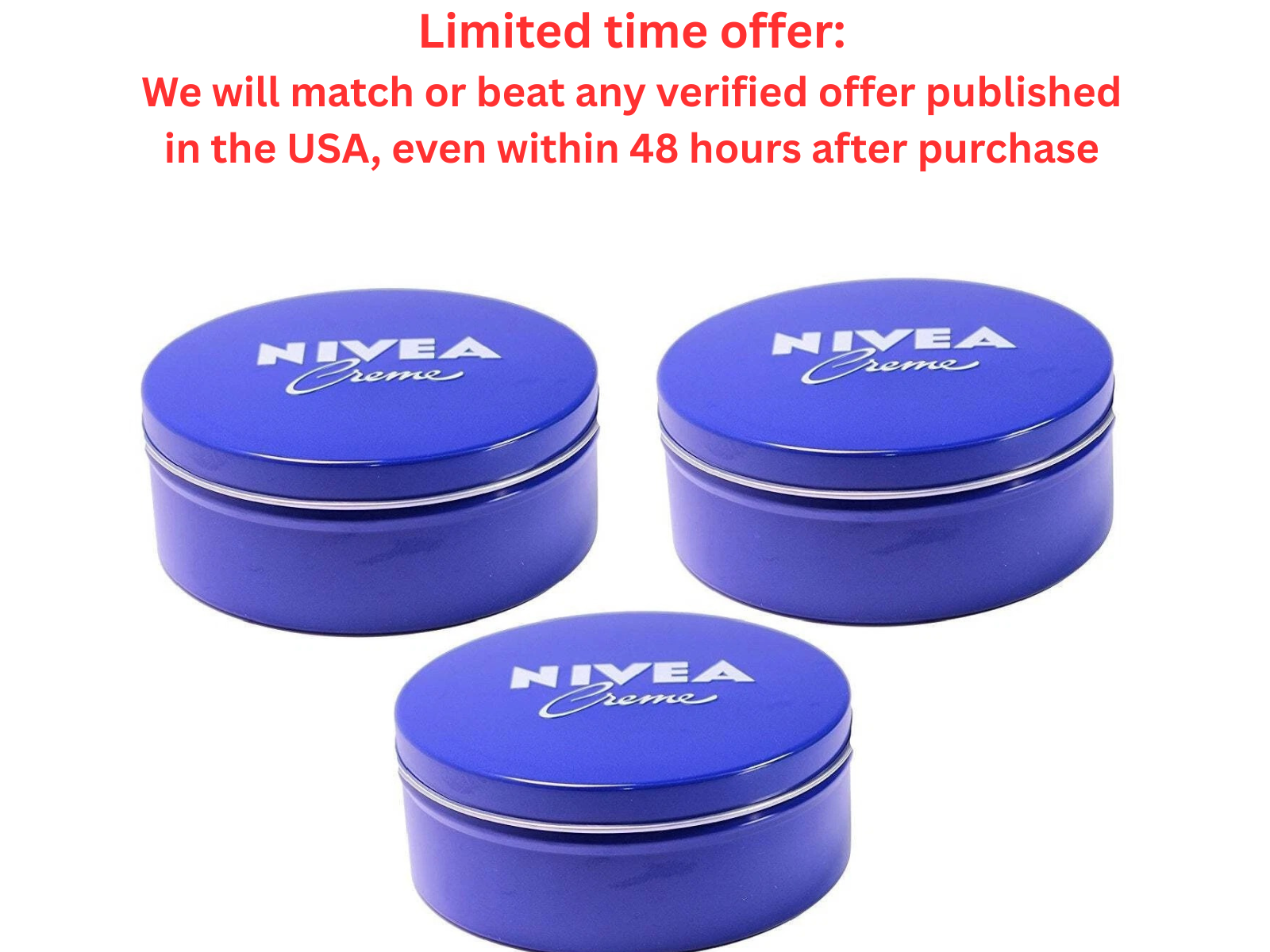 Genuine Authentic German Nivea Creme Cream, 8.45 Ounces,(Pack of 3) Y Pay More