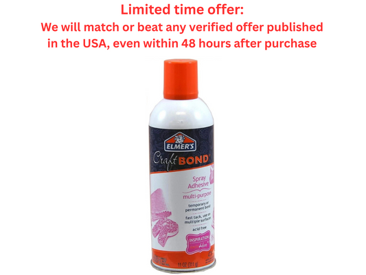 Elmer's Craftbond Multi-Purpose Spray Adhesive 11oz White Best Clearance Sale Y Pay More