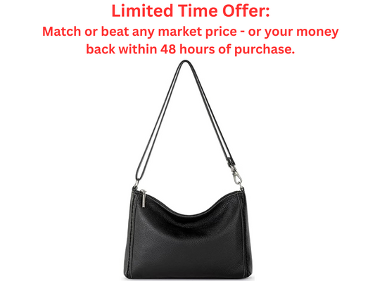 The Sak Black Lumi & Convertible Leather Crossbody Bag - Best Clearance Sale Sak