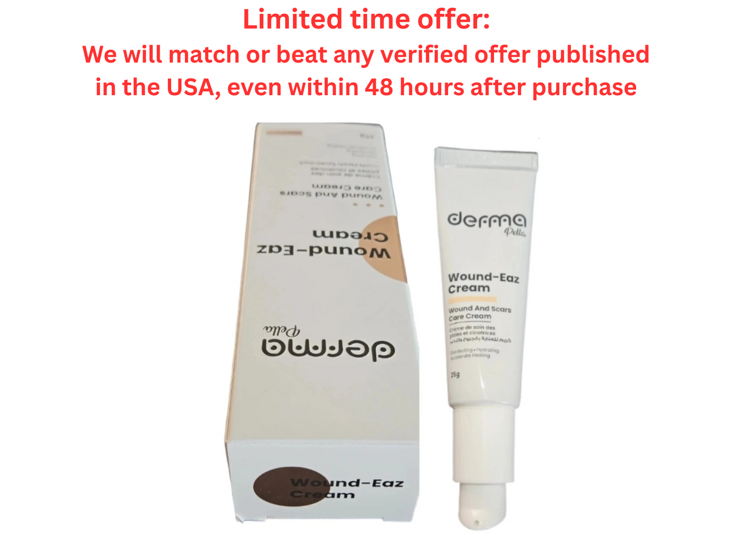 Derma Pella Scar-Fade Cream 25g – Wound Healing & Smooth Skin | Clearance Sale Derma Pella