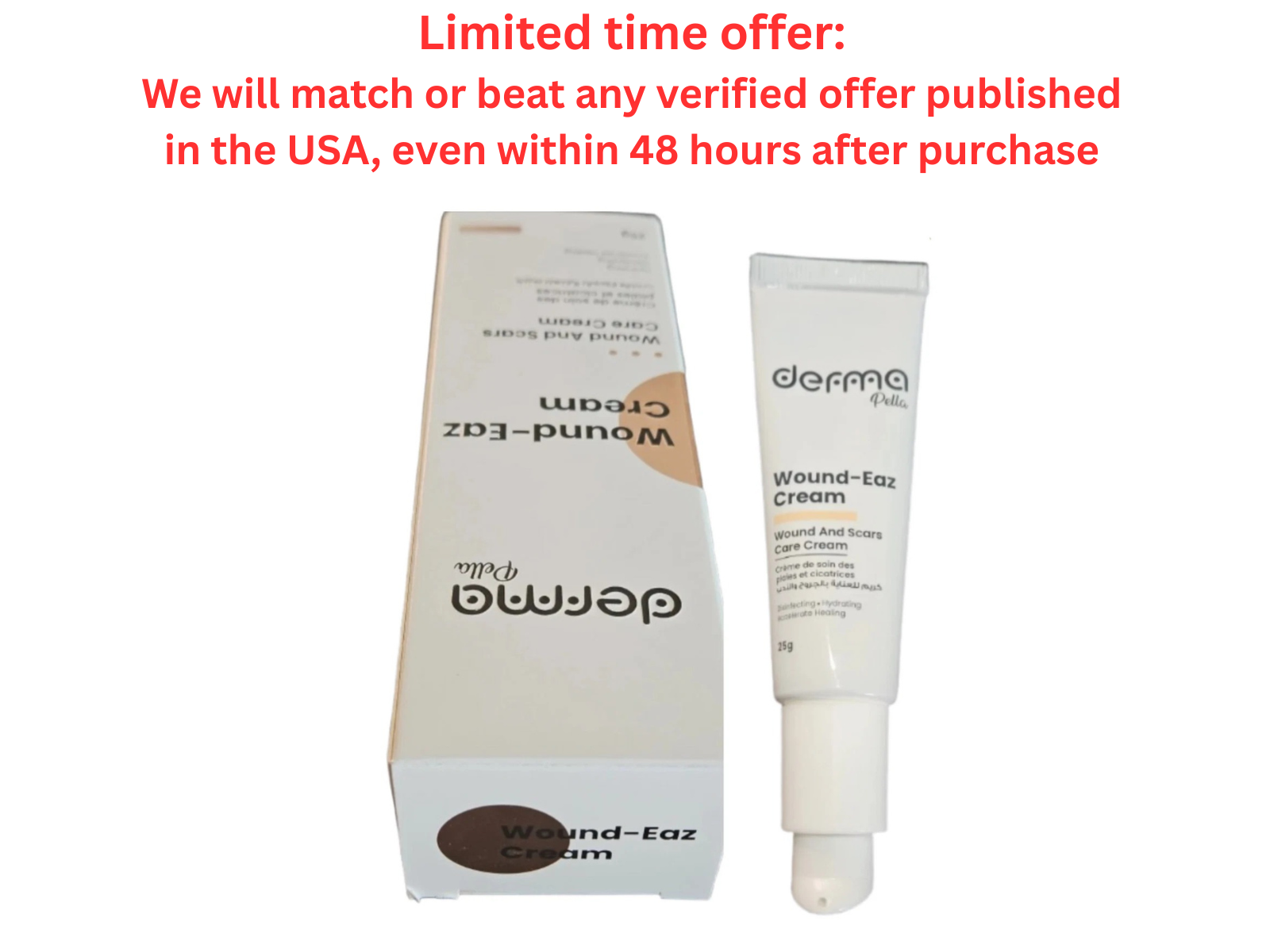 Derma Pella Scar-Fade Cream 25g – Wound Healing & Smooth Skin | Clearance Sale Derma Pella