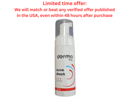 Derma Pella Acne Wash 150ml For Acne-Prone & Oily Skin Types Best Clearance Sale Derma Pella
