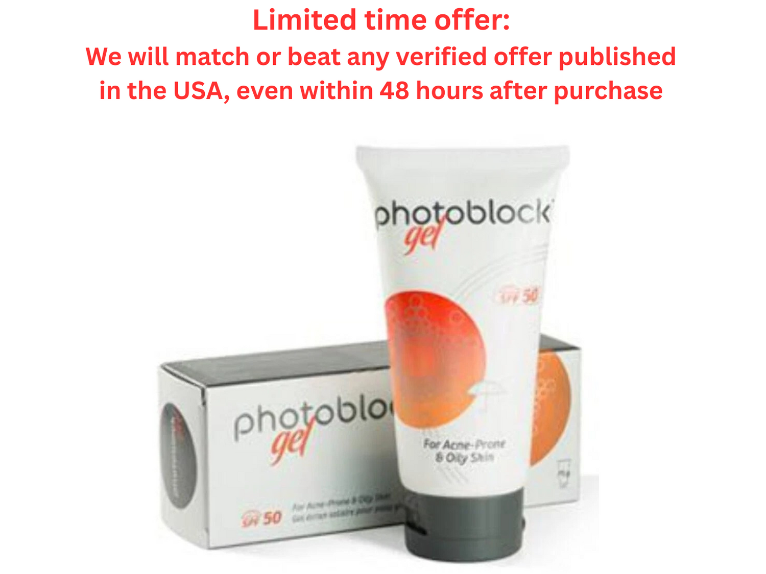 Derma Pella Photoblock Gel SPF50 | 75g | Acne-Prone Sunscreen | Clearance Sale Derma Pella USA