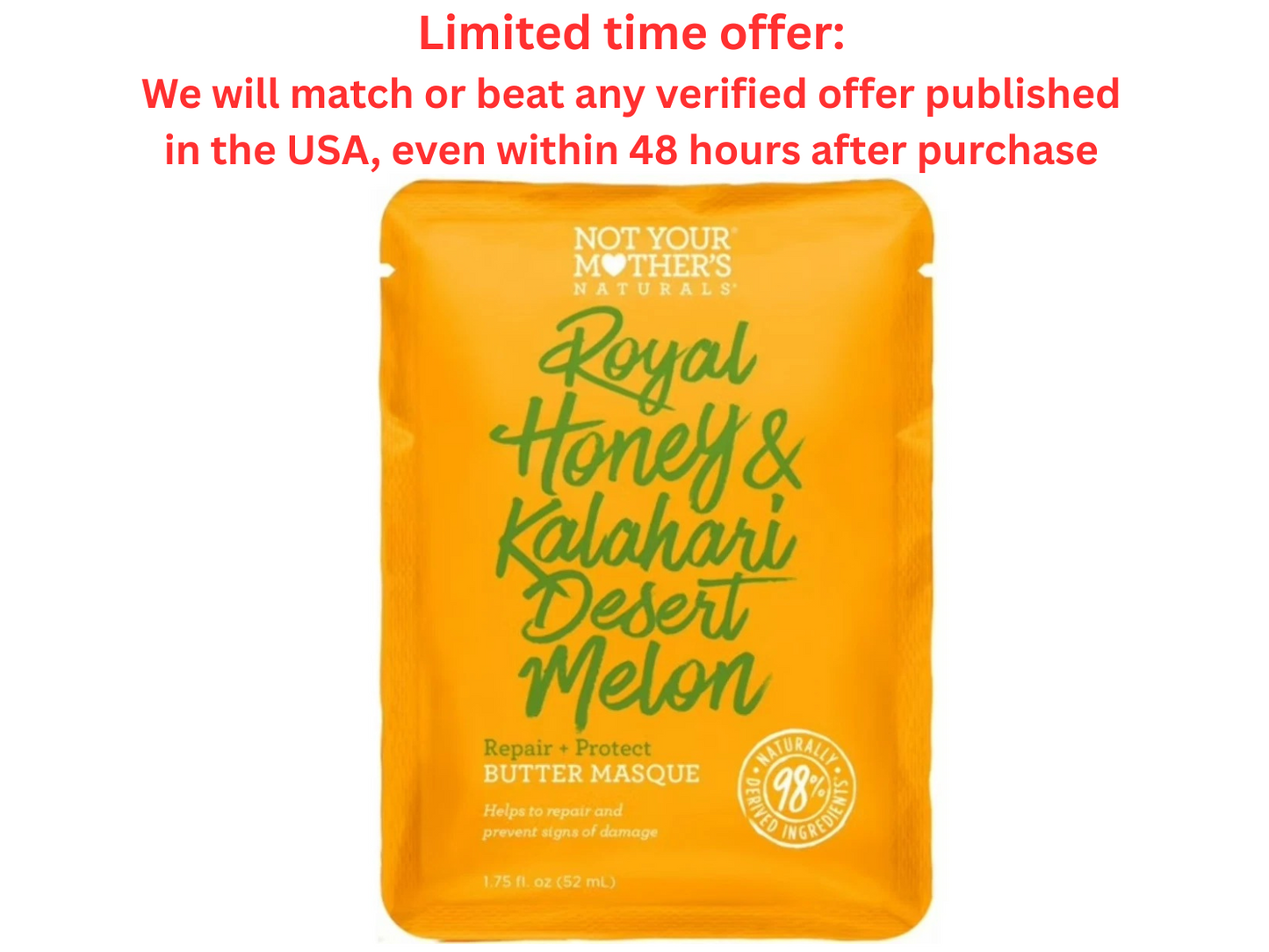 Not Your Mother's Royal Honey Masque Repair & Protect 1.75oz | Clearance Sale Not Your Mother's